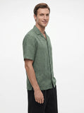 The “Inferno Veil" Cuban Collared Shirt