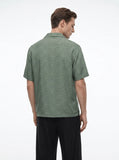 The “Inferno Veil" Cuban Collared Shirt