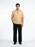 The “Inferno Veil" Cuban Collared Shirt