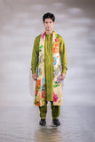 Shafaqat Green Kurta Pajama with Printed Stole set