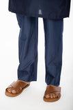 COPPER BLUE EMBROIDERED KURTA SET