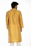 SAND BROWN EMBROIDERED KURTA SET