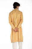 BEIGE EMBROIDERED KURTA SET