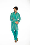 ICE BLUE EMBROIDRED KURTA SET