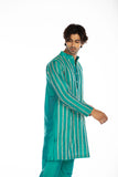 ICE BLUE EMBROIDRED KURTA SET