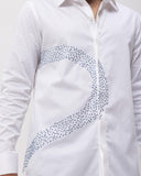 CRACKER BURST - HAND EMBROIDERED DESIGNER SHIRT