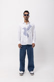 WEB ABSTRACT - HAND EMBROIDERED DESIGNER SHIRT