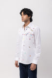 FLAMINGO - HAND EMBROIDERED DESIGNER SHIRT