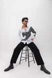 CHEETAH -  HAND EMBROIDERED DESIGNER SHIRT