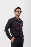 RED SNAKE - HAND EMBROIDERED DESIGNER SHIRT