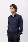 CRISS CROSS POCKET - HAND EMBROIDERED DESIGNER SHIRT