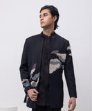 WATER - INDOWESTERN OPEN JACKET KURTA SET WITH TROUSERS