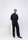 PINTUCK PANEL DESIGNER NEHRU JACKET/BUNDI WITH KURTA & PANT SET