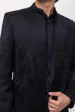 CABLE THREADS - INDOWESTERN OPEN JACKET KURTA SET WITH TROUSERS