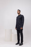 ARROW THREADS - INDOWESTERN SHORT OPEN JACKET WITH KURTA AND TROUSER SET