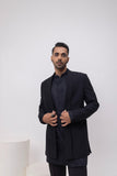 ARROW THREADS - INDOWESTERN SHORT OPEN JACKET WITH KURTA AND TROUSER SET