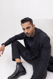 ARROW THREADS - INDOWESTERN SHORT OPEN JACKET WITH KURTA AND TROUSER SET