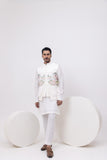 KASHMIRI DESIGNER NEHRU JACKET WITH KURTA & PANT SET
