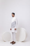 BUILDING DESIGNER NEHRU JACKET WITH KURTA & PANT SET