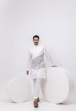 BUILDING DESIGNER NEHRU JACKET WITH KURTA & PANT SET