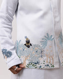 VRINDAVAN DESIGNER NEHRU JACKET WITH KURTA & PANT SET