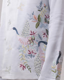 SWAN DESIGNER NEHRU JACKET / BUNDI WITH KURTA & PANT SET