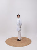 SWAN DESIGNER NEHRU JACKET / BUNDI WITH KURTA & PANT SET