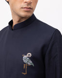 FLAMINGO DESIGNER NEHRU JACKET WITH KURTA & PANT SET