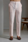 Baby pink embroidered kurta pant set