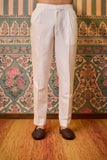 Mustard embroidered bundi kurta pant set