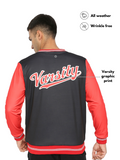 Varsity Scarlet Red Gully Athletic Bomber jacket
