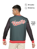 Varsity Seaweed Green Gully Athletic Bomber jacket