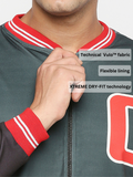 Varsity Seaweed Green Gully Athletic Bomber jacket