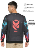 Valorant Graphite black Gully Athletic Bomber jacket