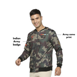 Military Camo GULLY Athletic Bomber jacket