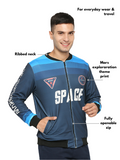 Mars Exploration Cadet blue GULLY Athletic Bomber jacket