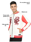 Venom 47c Pearly white Gully Athletic Bomber jacket