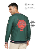 Beast Seaweed green GULLY Athletic Bomber jacket