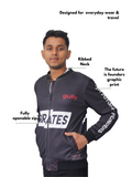 Pirate Graphite black GULLY Athletic Bomber jacket