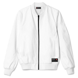 Pearly White GULLY Athletic Bomber jacket