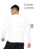 Pearly White GULLY Athletic Bomber jacket