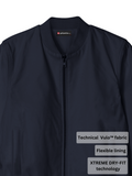 Navy GULLY Athletic Bomber jacket