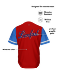 Ace DRI-FIT Wine Red GA Baseball shirt