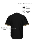 Regret Nothing DRI-FIT Graphite Black GA Baseball shirt