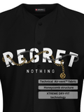 Regret Nothing DRI-FIT Graphite Black GA Baseball shirt
