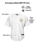 Love Generation DRI-FIT Pearly White GA Baseball shirt