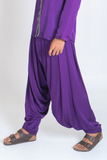 Purple Drapped Dhoti