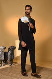 Black & White Turtle Tale Kurta Set