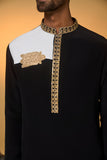 Black & White Turtle Tale Kurta Set