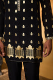 Black Turtle Tale Kurta Set